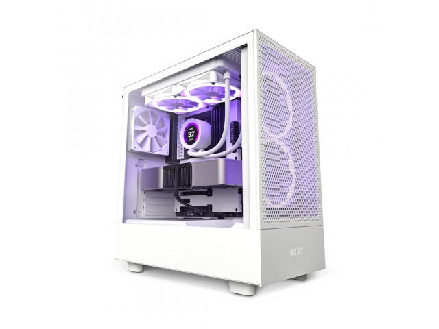 Компьютерный корпус NZXT H5 Flow CC-H51FW-01 White без Б/П