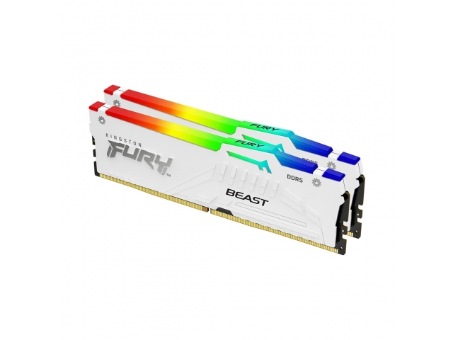 Комплект модулей памяти Kingston FURY Beast RGB XMP KF552C40BWAK2-32 DDR5 32GB (Kit 2x16GB) 5200