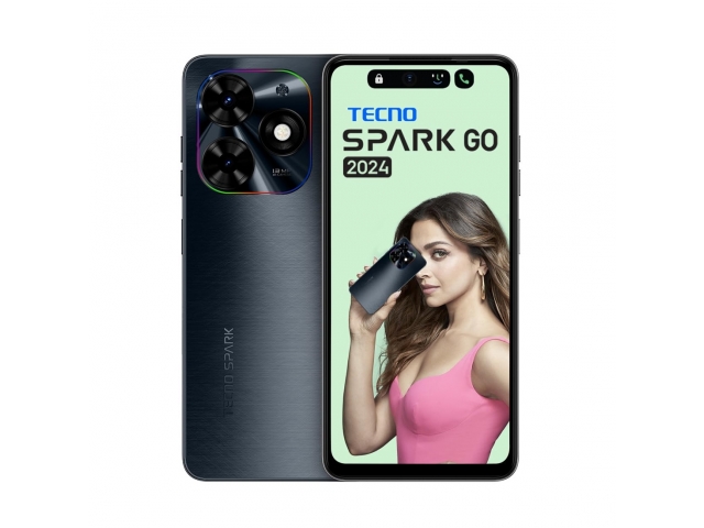 Мобильный телефон TECNO SPARK Go 2024 (BG6) 64+4 GB Gravity Black